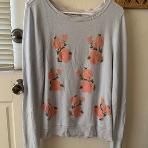Wildfiose rose sweater